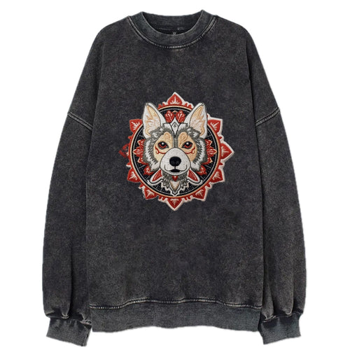 Chinese Zodiac Dog Vintage Sweatshirt