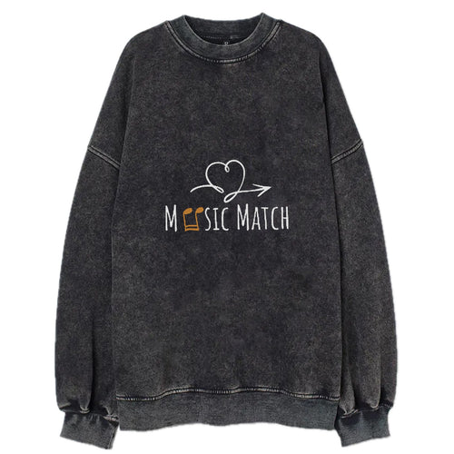 Music Match Vintage Sweatshirt