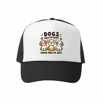 Dogs Make Me Happy Hat