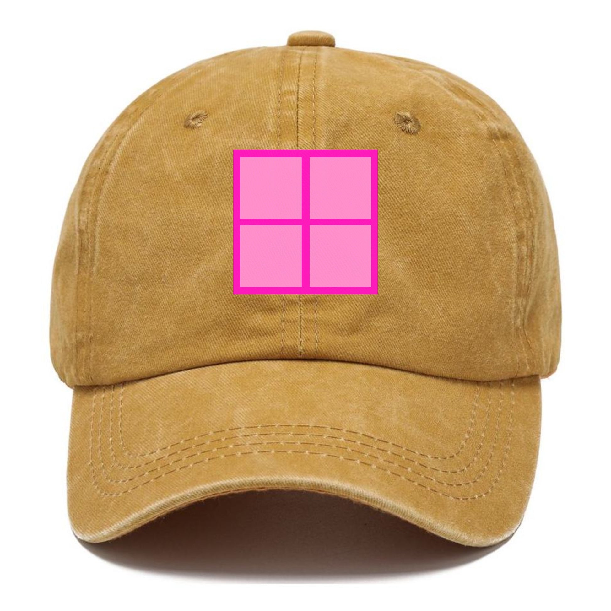 Retro 80s Tetris Blocks Pink Hat