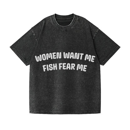 women want me fish fear me Hat