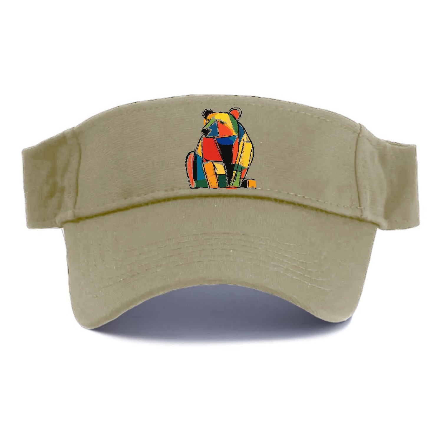 Colorful Abstract Bear Hat