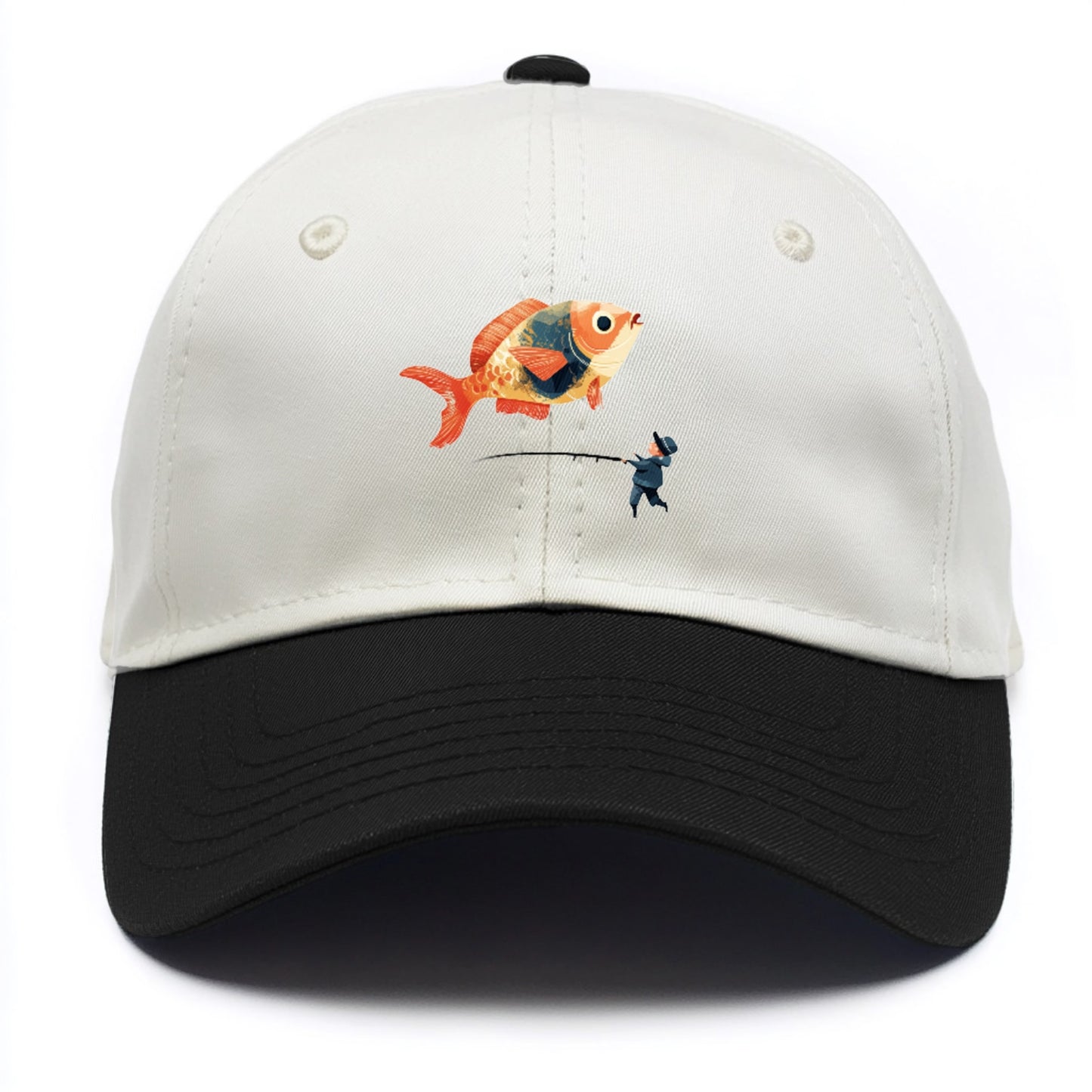 Big Catch  Man and Fish Hat