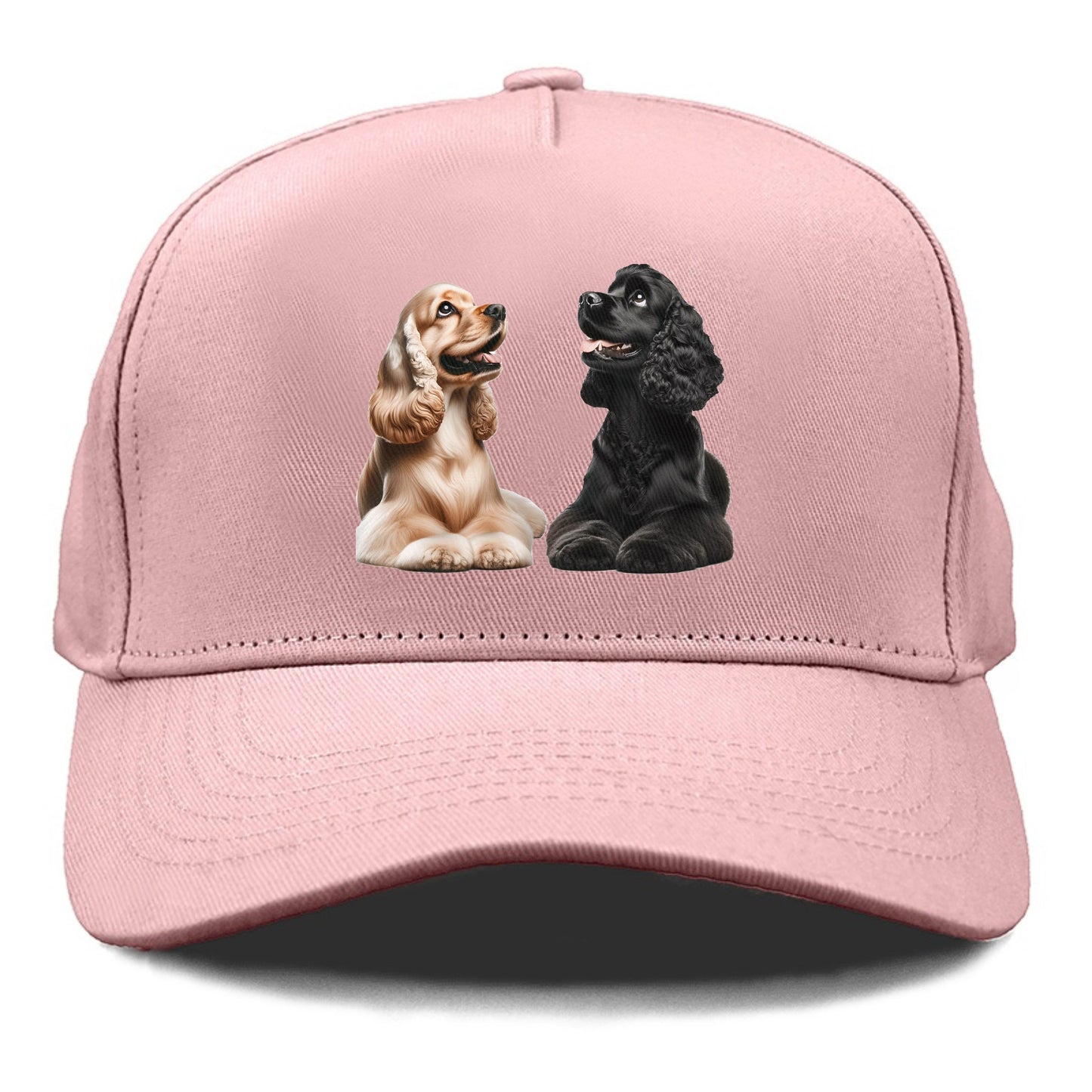 golden and black cocker spaniels Hat