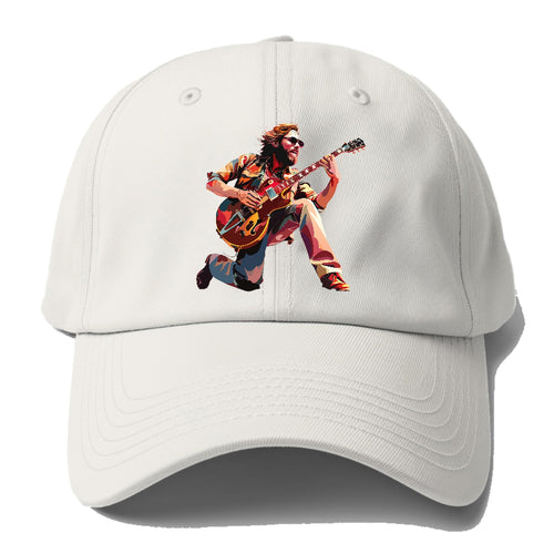 Rockstar In Full Color Performance Baseball Cap For Big Heads