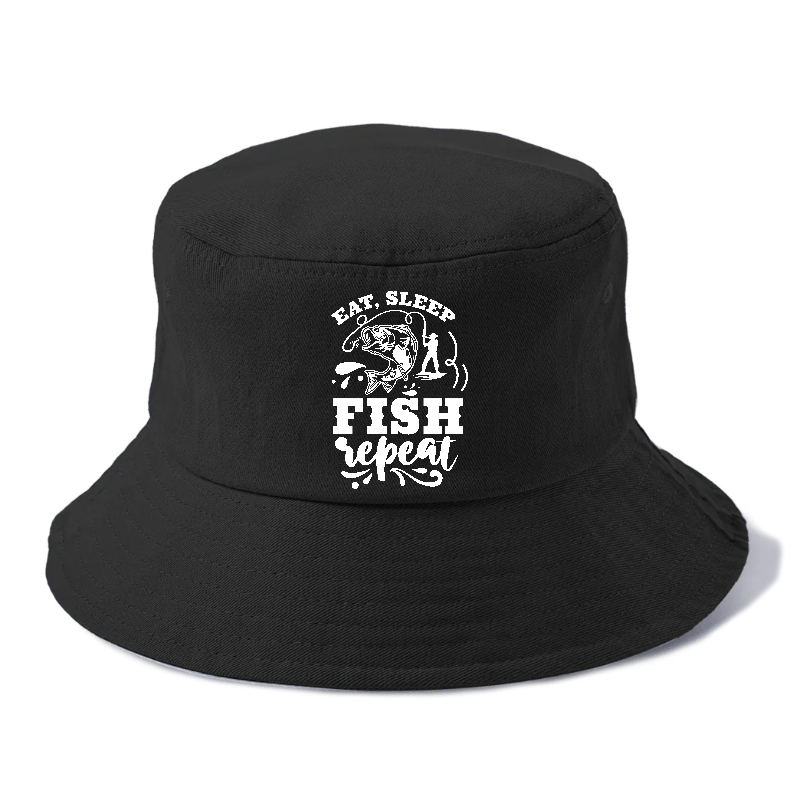 Eat sleep fish repeat Hat