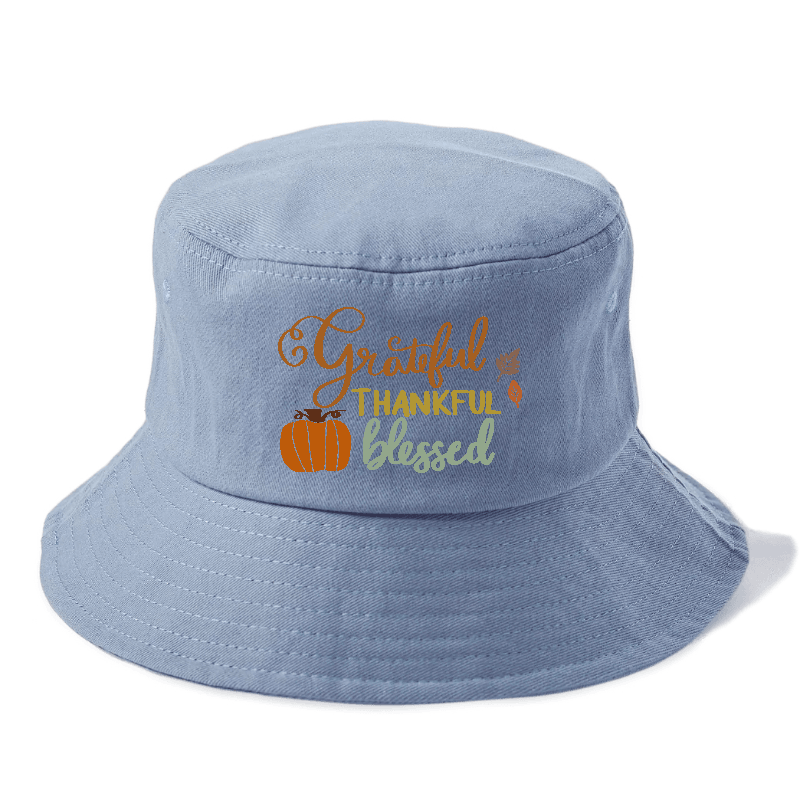 Grateful Thankful Blessed Hat