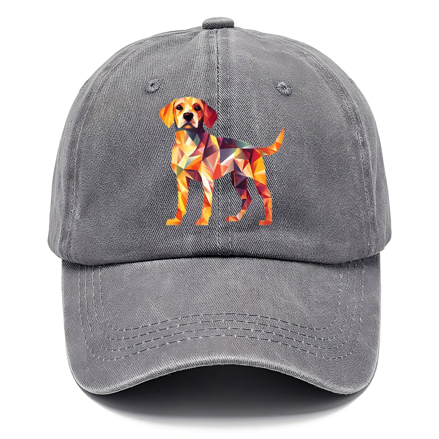 Geometric Dog Standing Hat