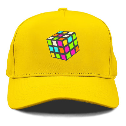 Retro 80s Rubik's Cube Hat