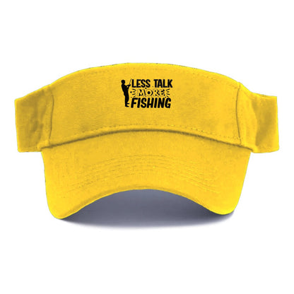 less talk more fishing Hat