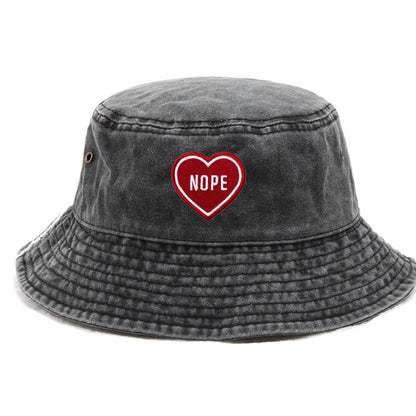 nope heart Hat