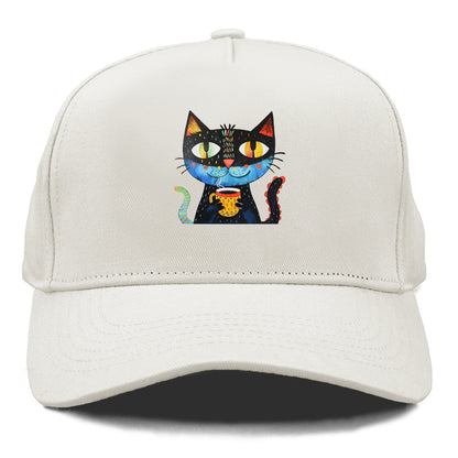 Coffee Cat Vibrant Mornings Hat