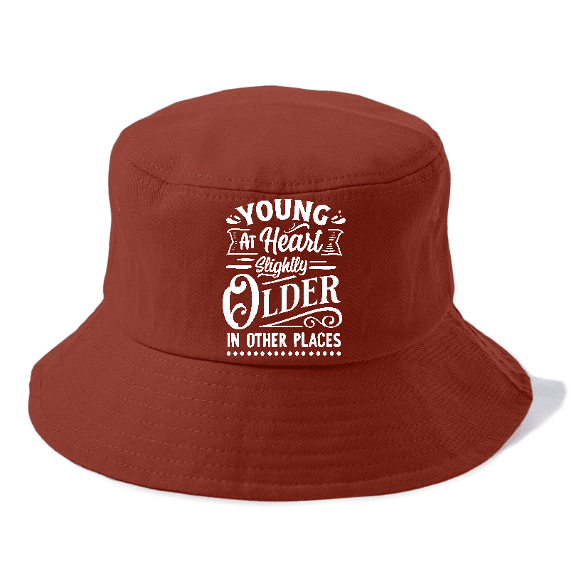 Young at heart slightly older in other places Hat