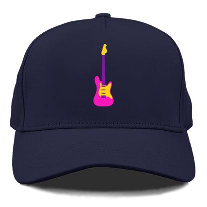 Retro 80s Guitar Pink Hat