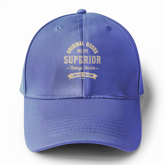 original goods since 1970 superior vintage denim limited edition Hat