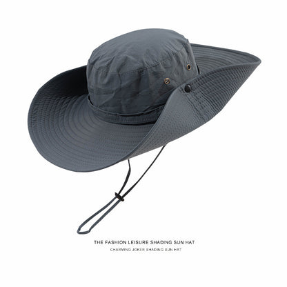 Breathable Outdoor Sun Hat with UV Protection for Hiking and Fishing