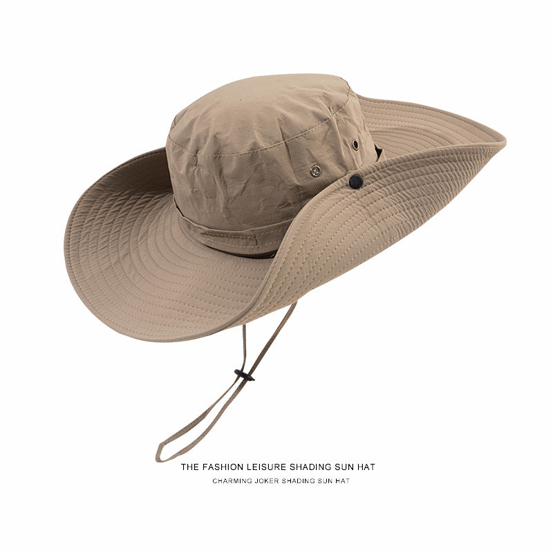 Breathable Outdoor Sun Hat with UV Protection for Hiking and Fishing