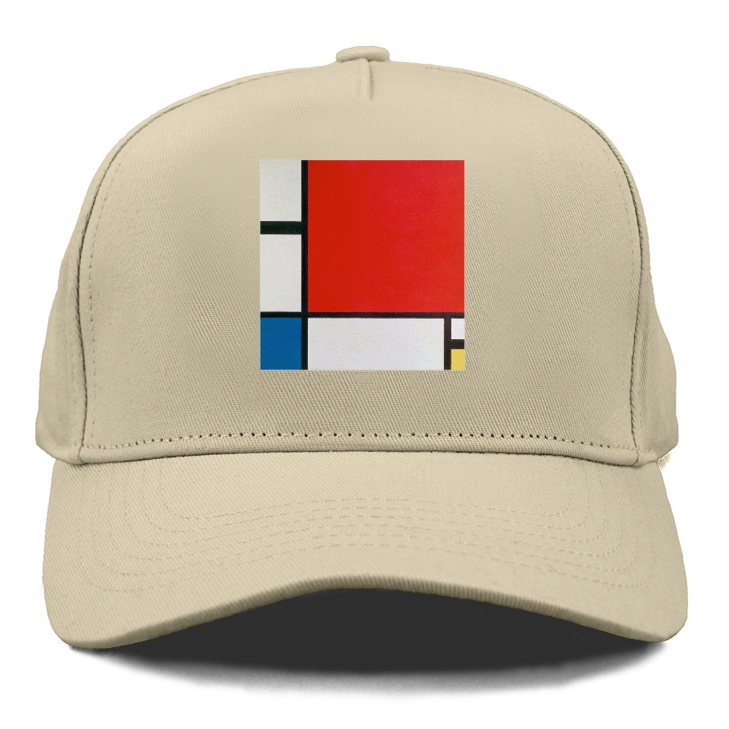 Composition with Red Blue and Yellow Hat