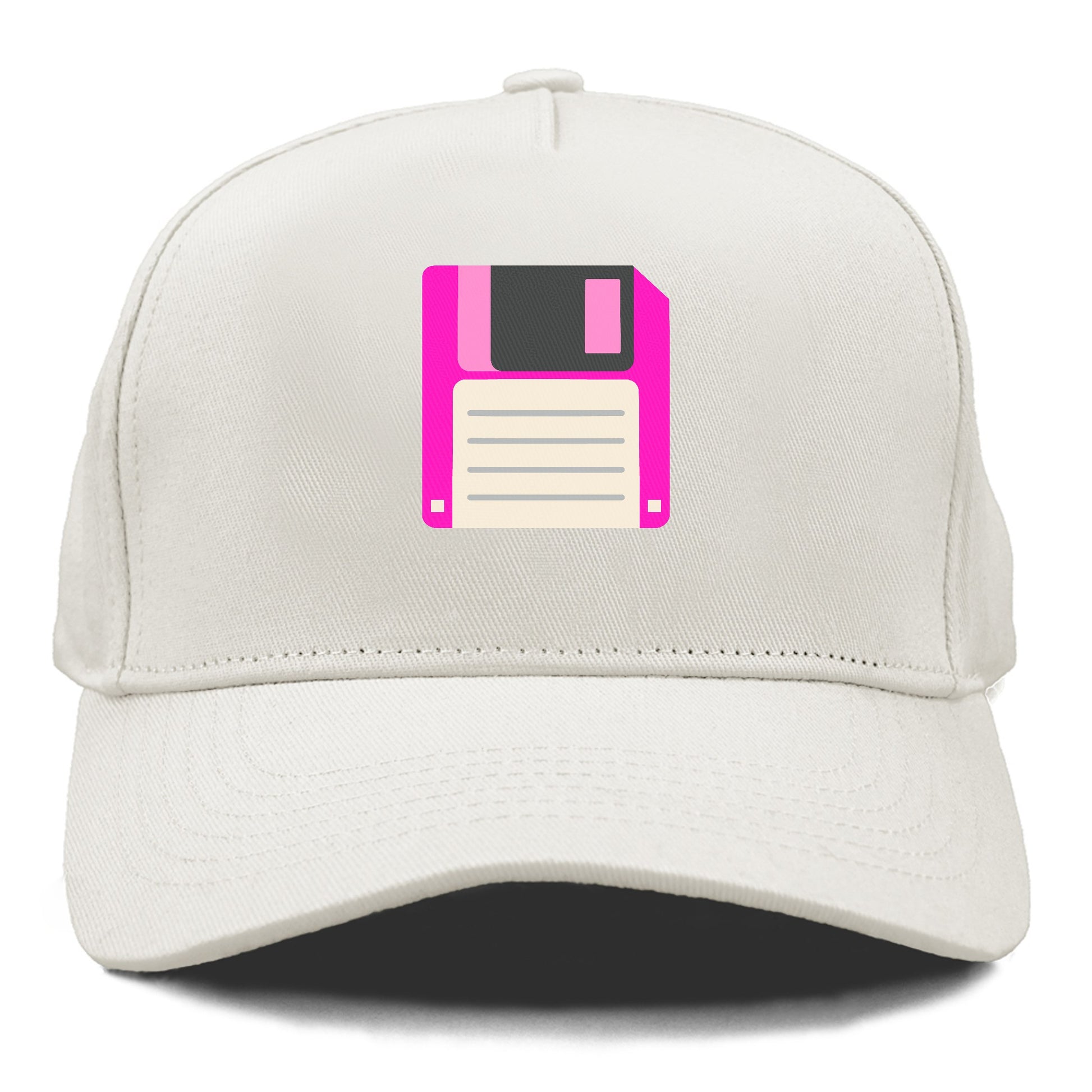 Retro 80s Floppy Disk Pink Hat