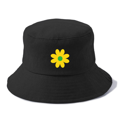 Retro 80s Flower Yellow Hat