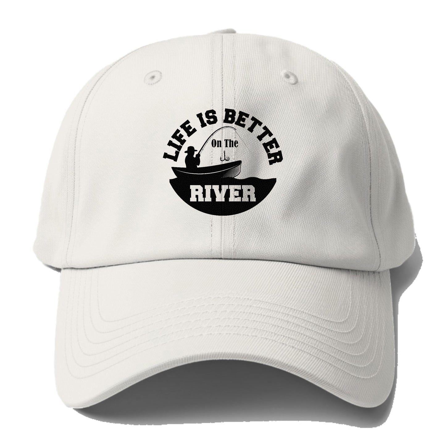 life is better on the river Hat