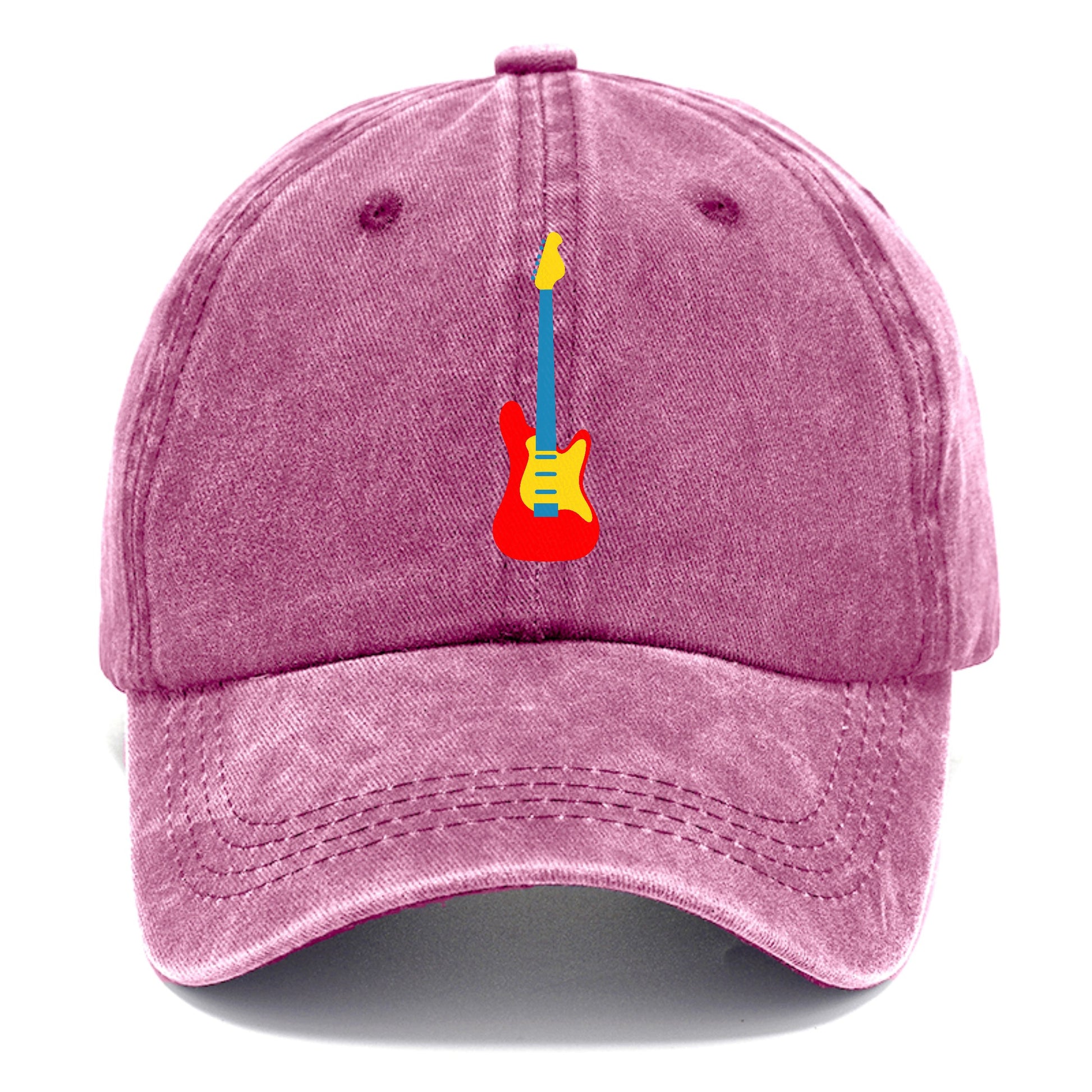 Retro 80s Guitar Red Hat