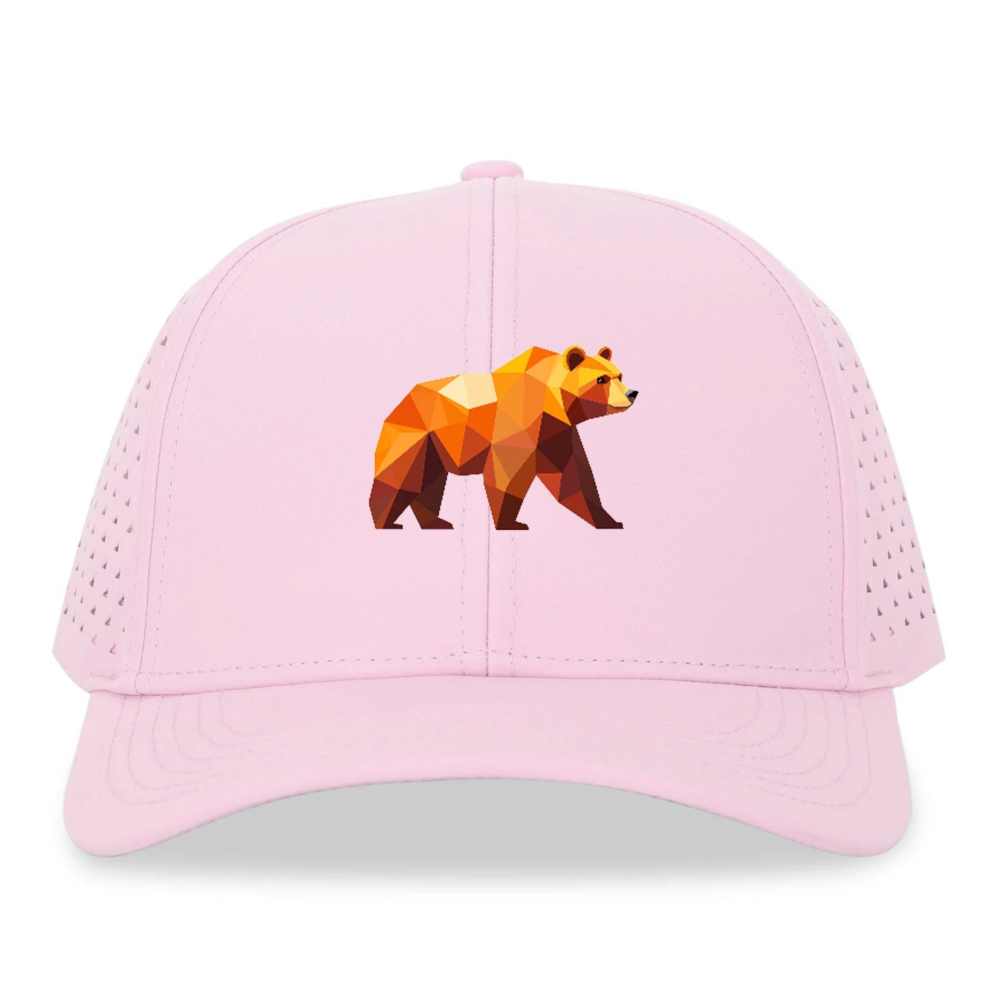 Geometric Bear on the Move Hat