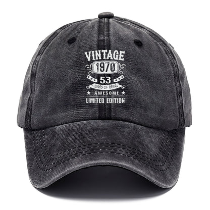 vintage 1970 53 years of being awesome limited edition Hat