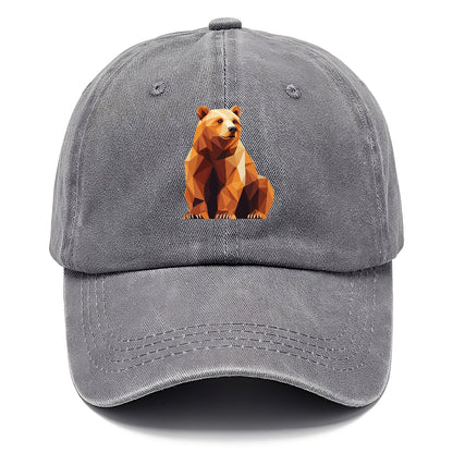 Geometric Bear in Rest Hat