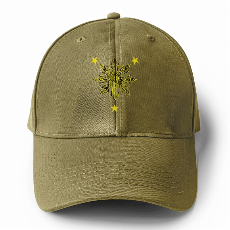 Filipino Cultural Sun Motif Hat