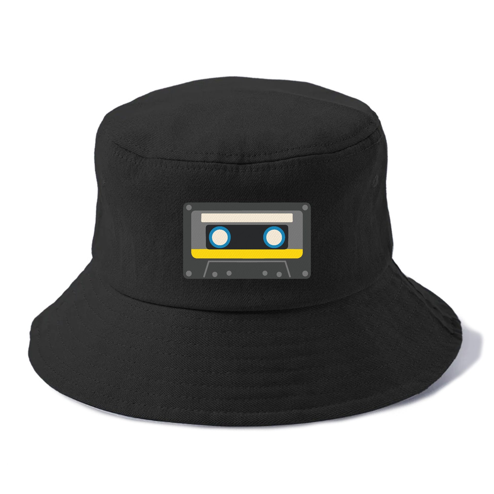 Retro 80s Cassette Black Hat