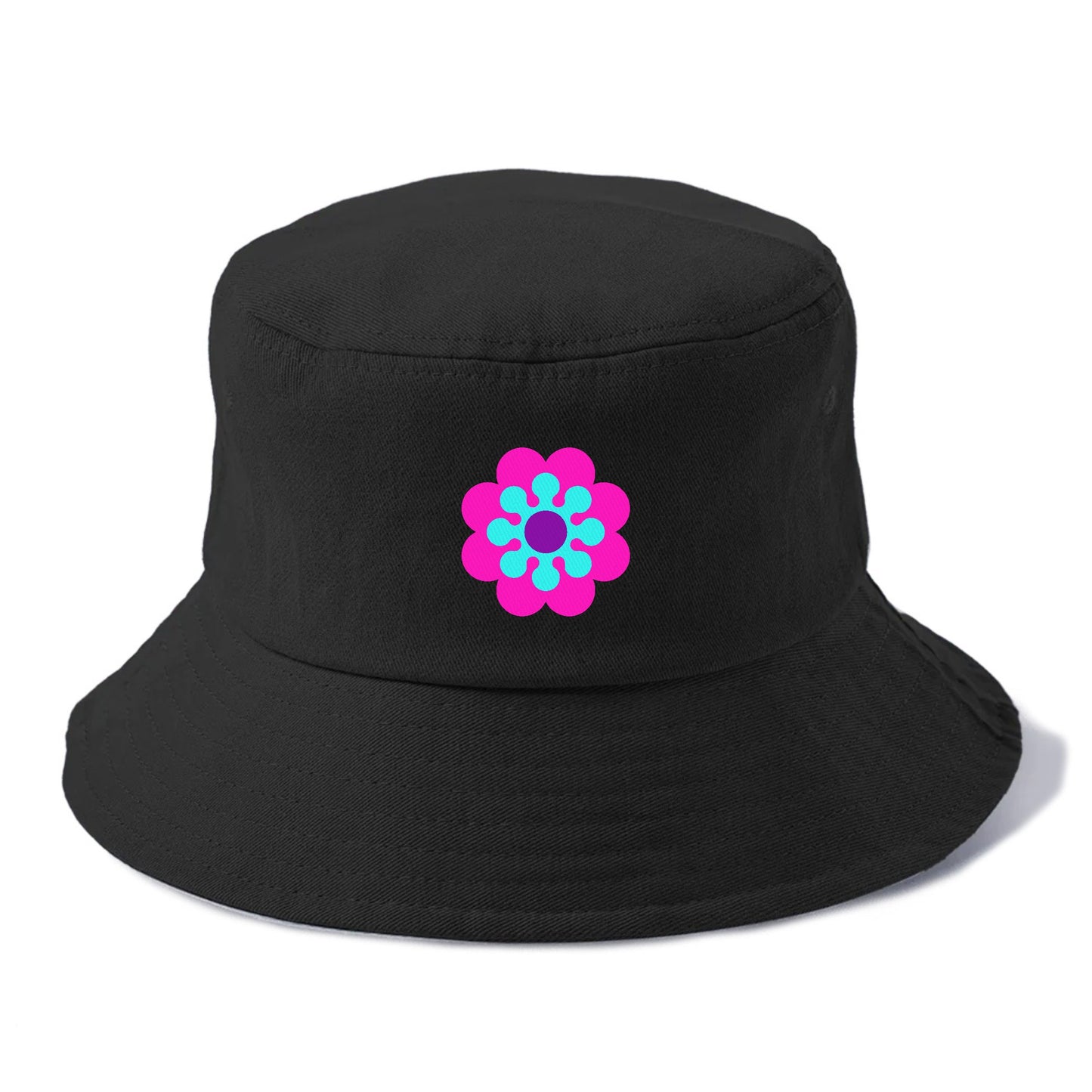 Retro 80s Flower Pink Hat