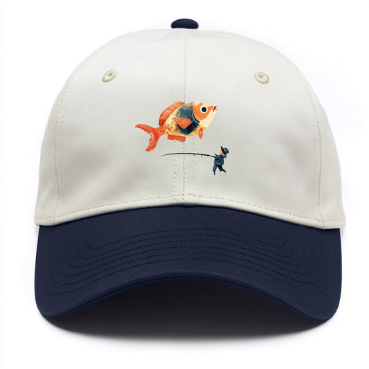 Big Catch  Man and Fish Hat