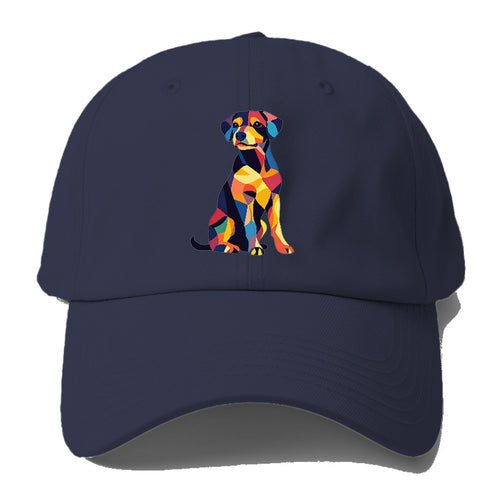 Abstract Elegance Colorful Dog Baseball Cap