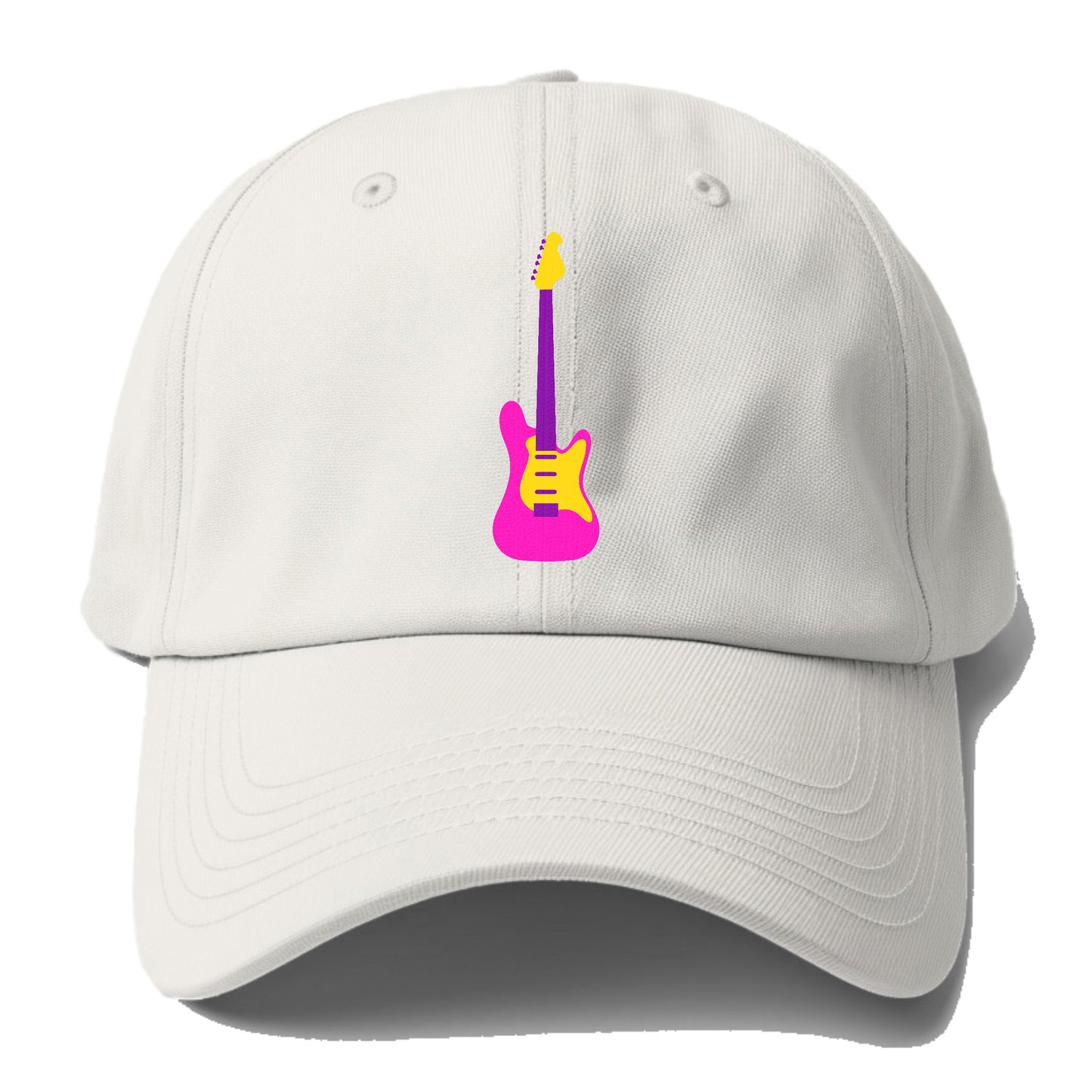 Retro 80s Guitar Pink Hat