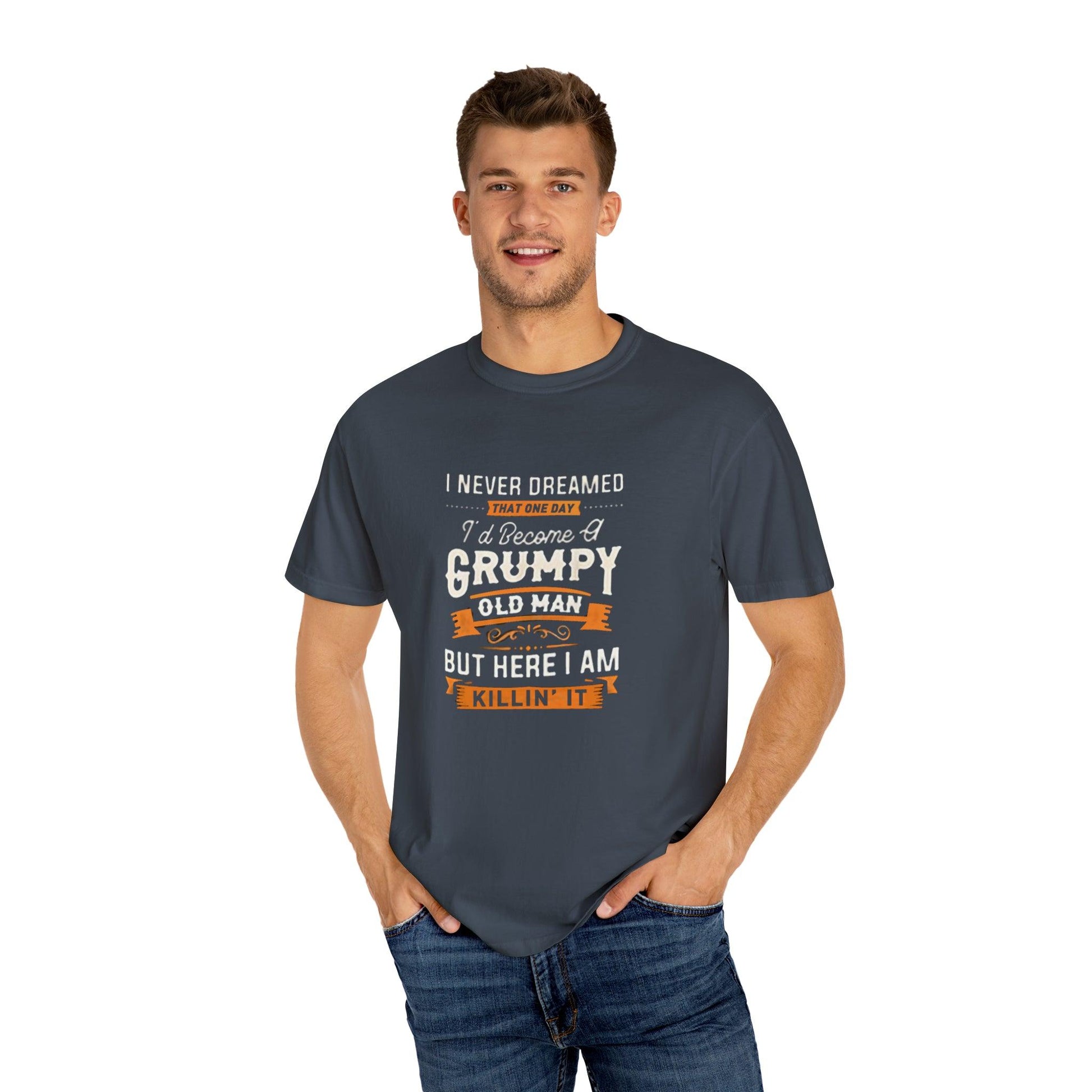 Grumpy and Proud: The Bold T-Shirt for Seniors with Attitude - Pandaize