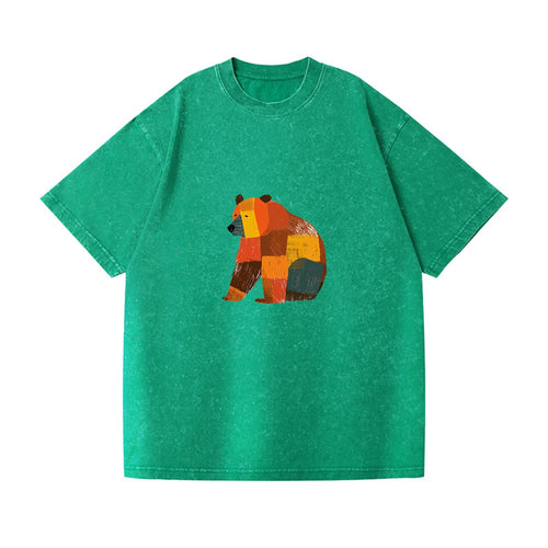 Patchwork Bear Vintage T-shirt