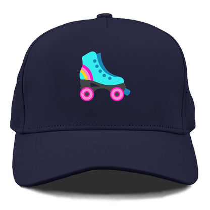 Retro 80s Roller Skate Blue Hat