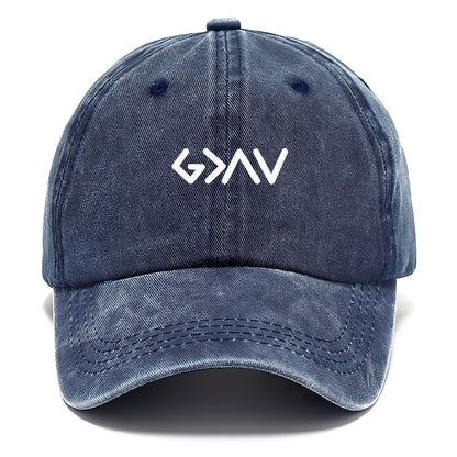 God is greater than the highs and lows Hat