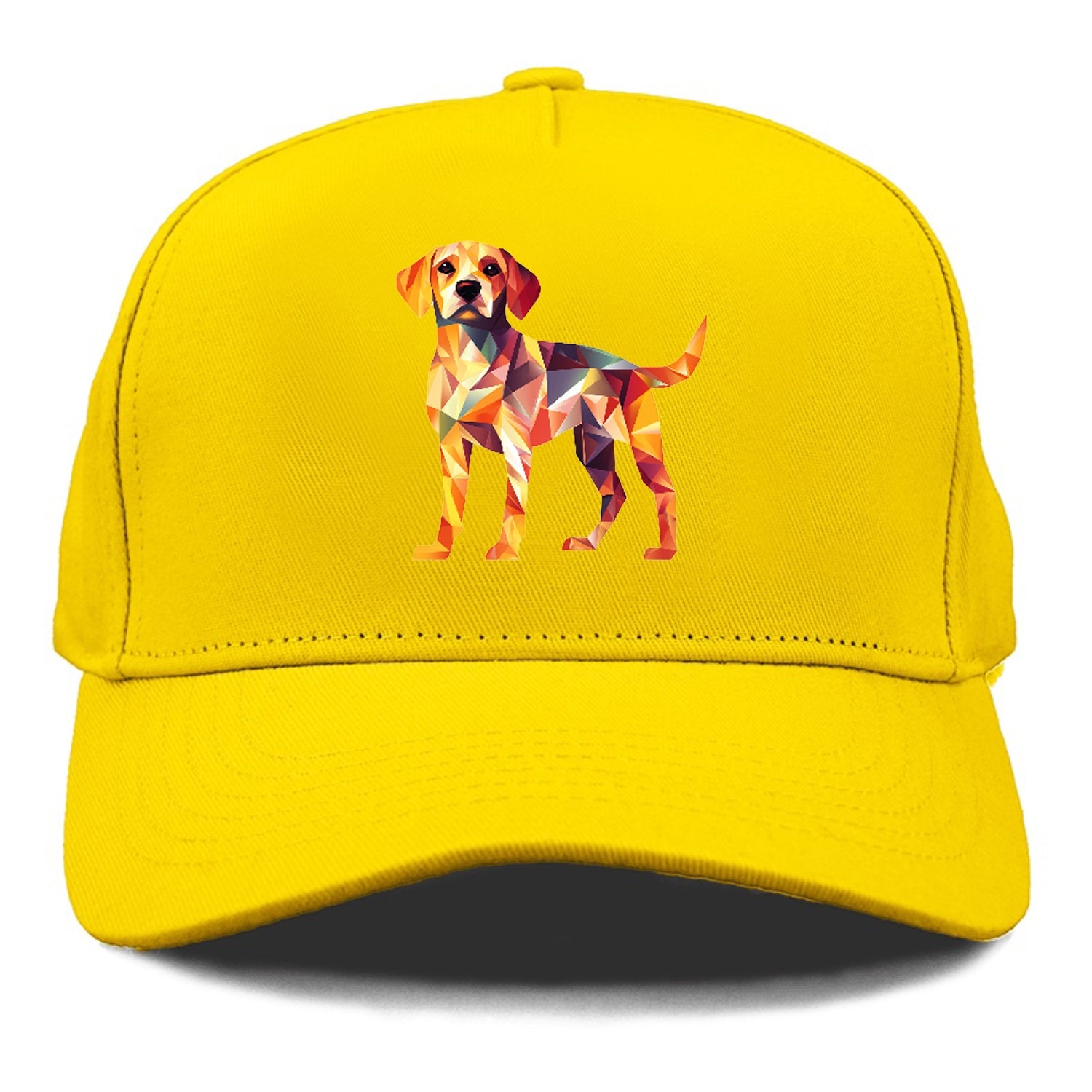 Geometric Dog Standing Hat