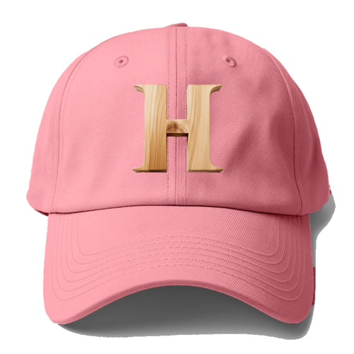 Letter H Baseball Cap For Big Heads