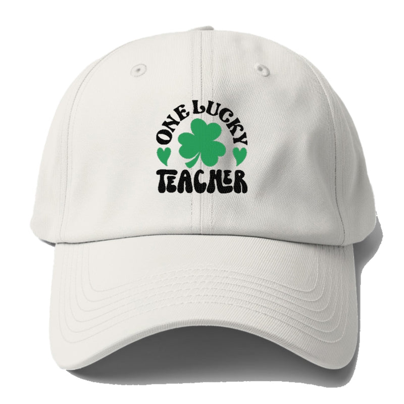 One Lucky Teacher Clover Hat