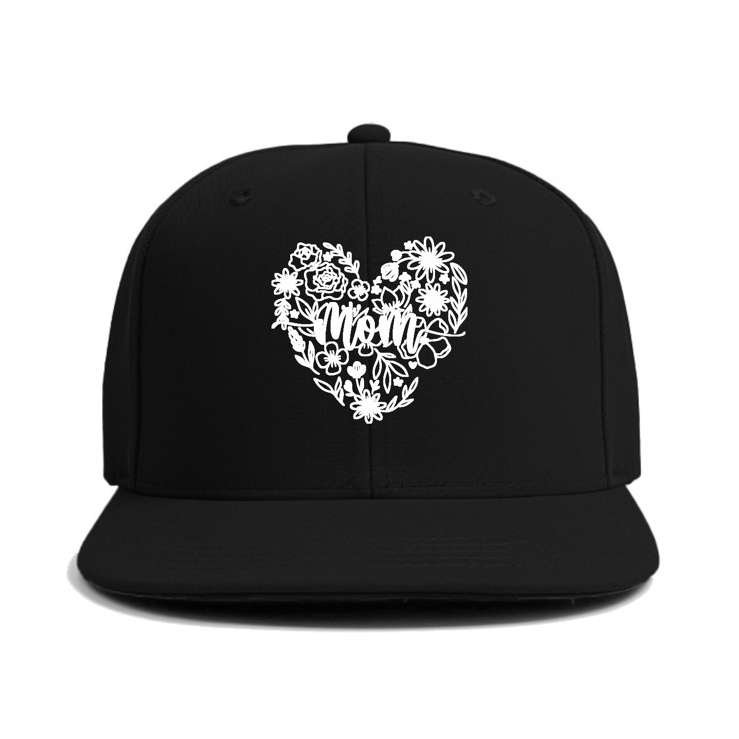 mom floral heart Hat