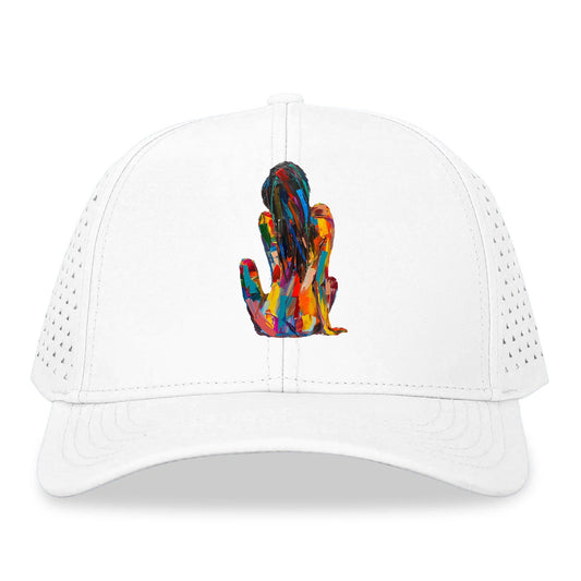 Vibrant Reflection Abstract Beauty Hat