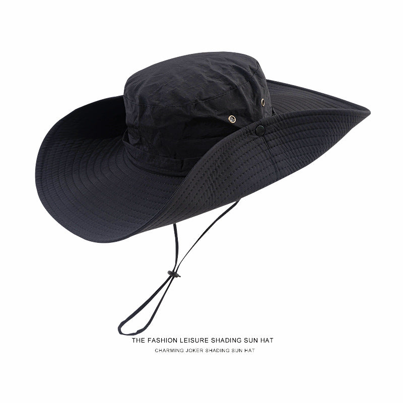 Breathable Outdoor Sun Hat with UV Protection for Hiking and Fishing