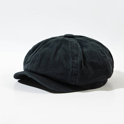 Premium Reversible Beret Hat - Versatile and Chic Hat for Autumn/Winter Sun Protection