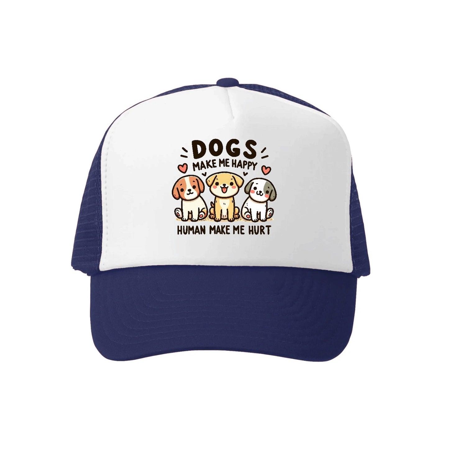 Dogs Make Me Happy Hat