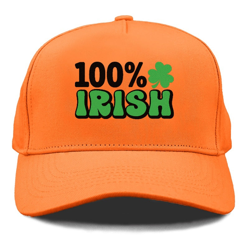 100 Percent Irish Clover Hat