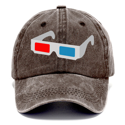 Retro 80s 3D Glasses Hat