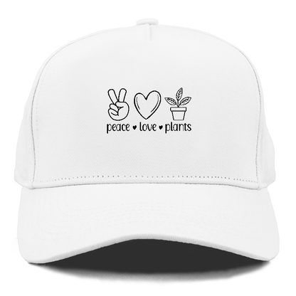 peace love plants Hat